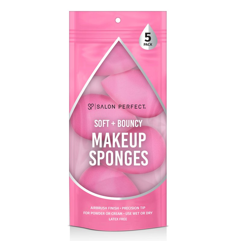 Soft & Bouncy Makeup Sponge Applicators - 5 Pack