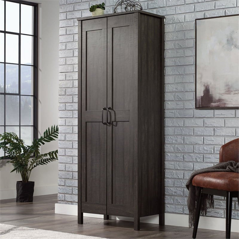 Two-Door Storage Cabinet with Adjustable Shelves - Blade Walnut