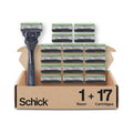 Sensitive Men's Razor with 5-Blade Cartridges and Trimmer