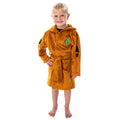 Toddler Scooby-Doo Hooded Costume Robe - Soft Plush with Ears, Brown 4T-5T