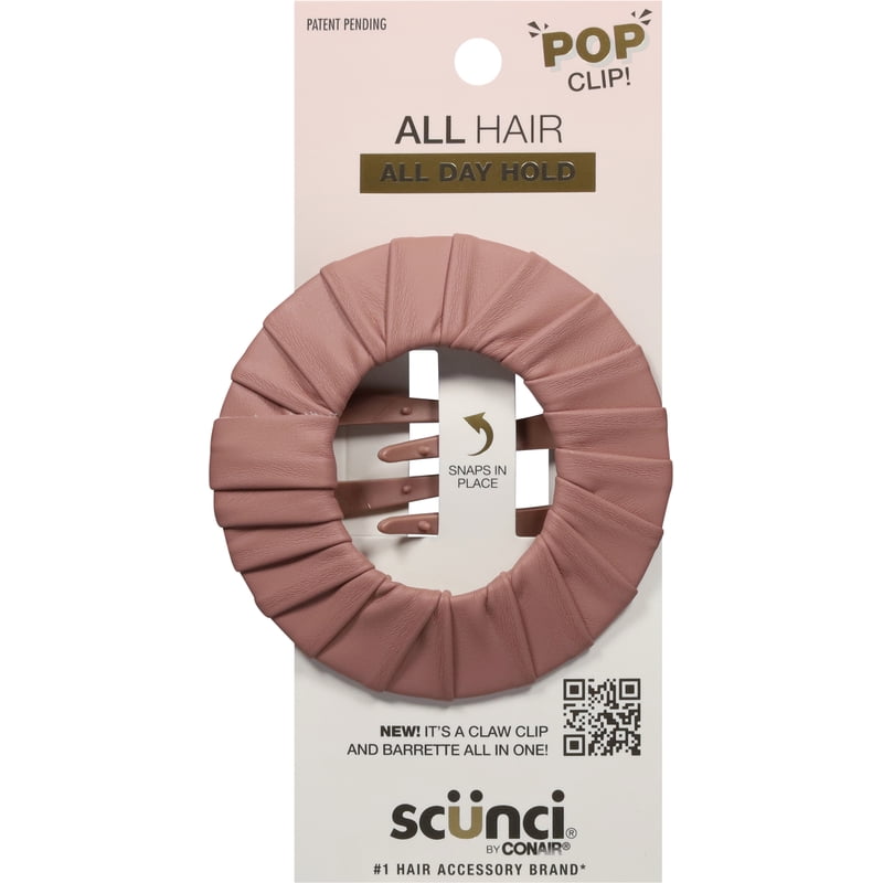 Dusty Rose Claw Clip and Barrette
