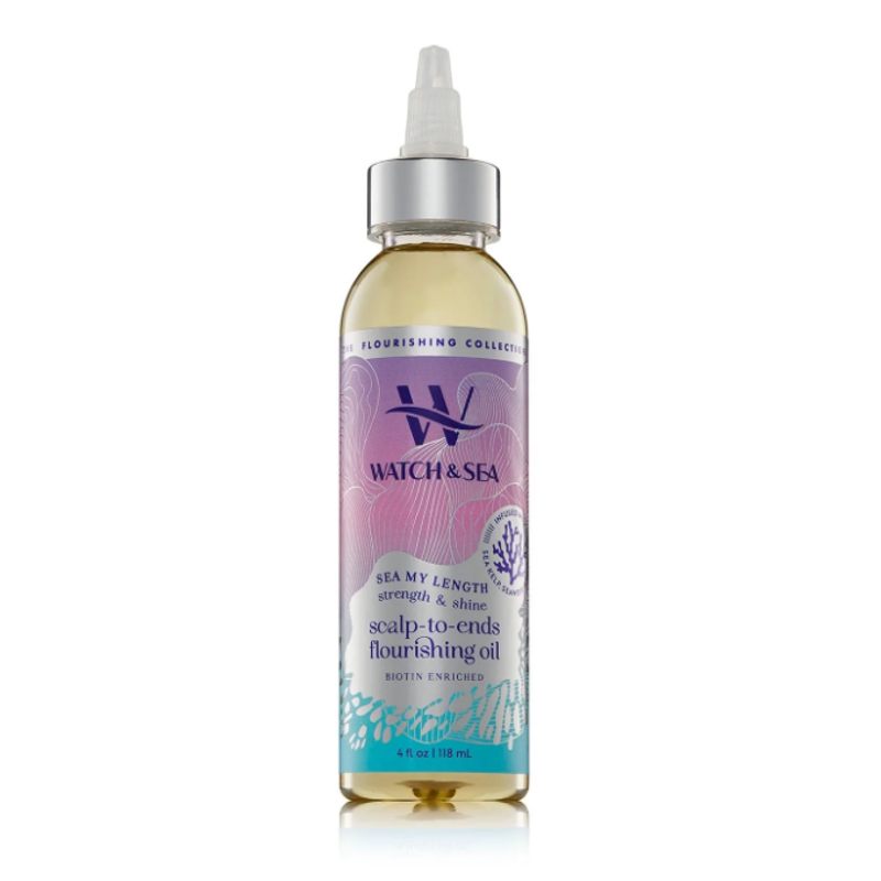 Scalp-to-Ends Flourishing Hair Growth Oil with Seaweed & Biotin 4 fl oz