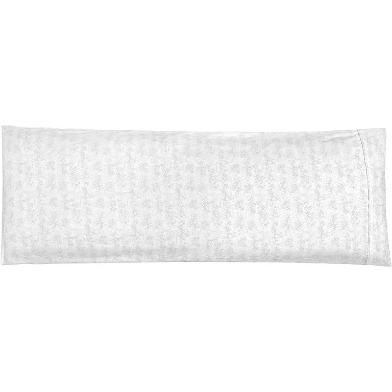 Sea Waves Body Pillowcase - Microfiber 1500 Series Hotel Quality, Soft & Wrinkle-Resistant, Hidden Zipper, 21x54 Inches - Wave Beige