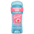 Clear Gel Antiperspirant and Deodorant for Women, Rose Scent, 3.4 oz