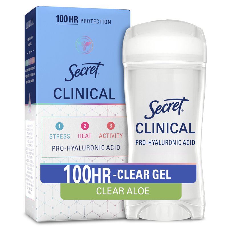 Clinical Strength Antiperspirant Deodorant Clear Gel Aloe 2.6 oz