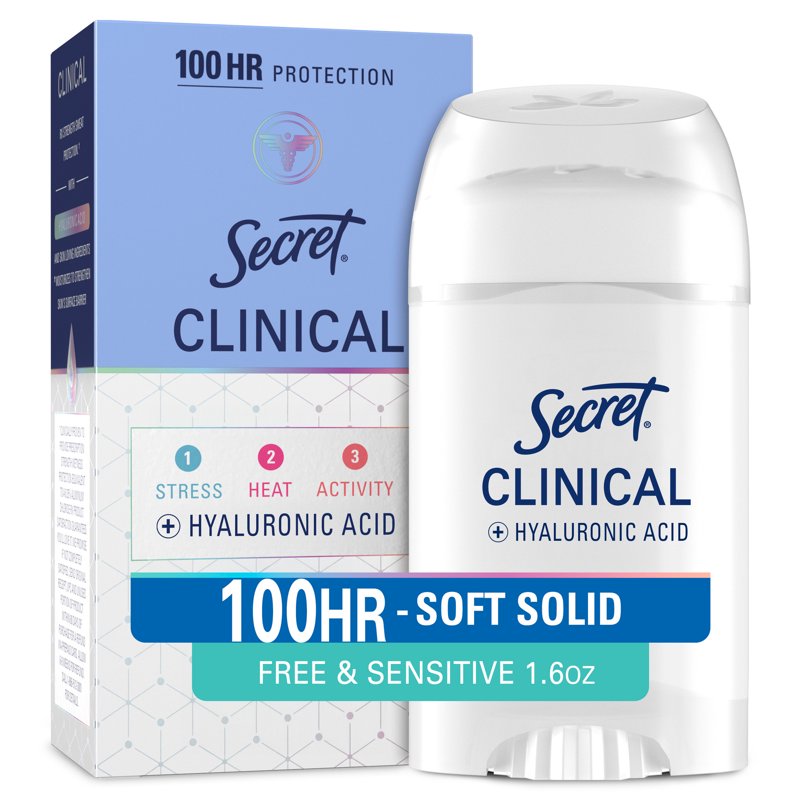 Clinical Strength 100-Hour Antiperspirant Deodorant, Sensitive Skin, 1.6 oz