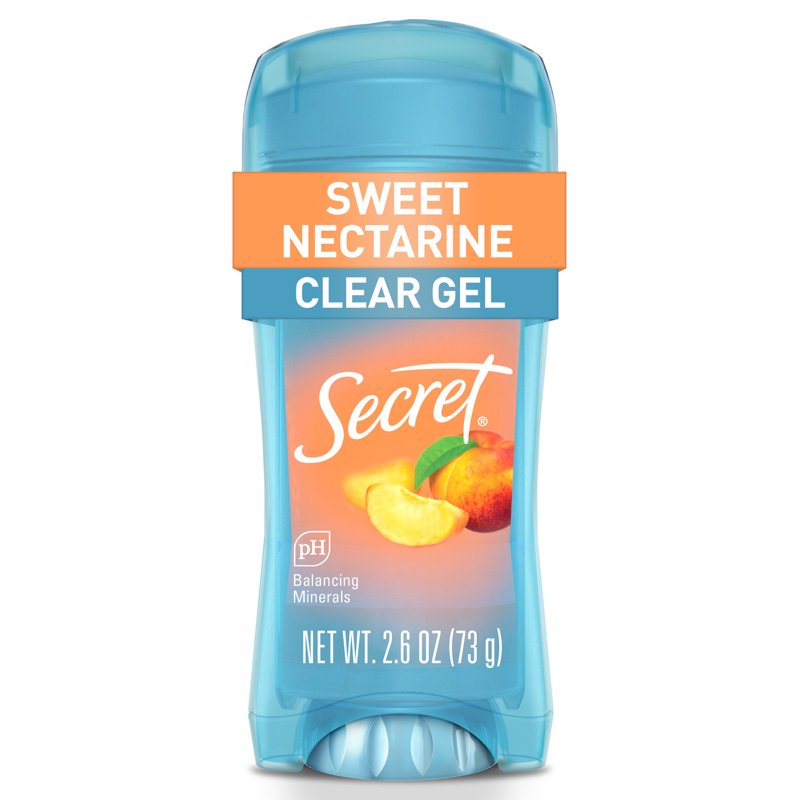 Clear Gel Antiperspirant Deodorant for Women, Sweet Nectarine, 2.6 oz