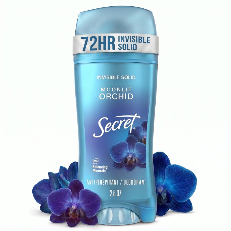 Invisible Solid Antiperspirant & Deodorant for Women, Moonlit Orchid, 2.6oz
