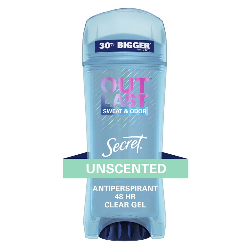 Clear Gel Antiperspirant Deodorant for Women, 72-Hour Protection, 3.4 oz
