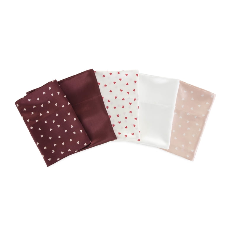 Seduction Merlot Rose Satin Pillowcases 2-Pack - Silky Smooth for Hair & Skin
