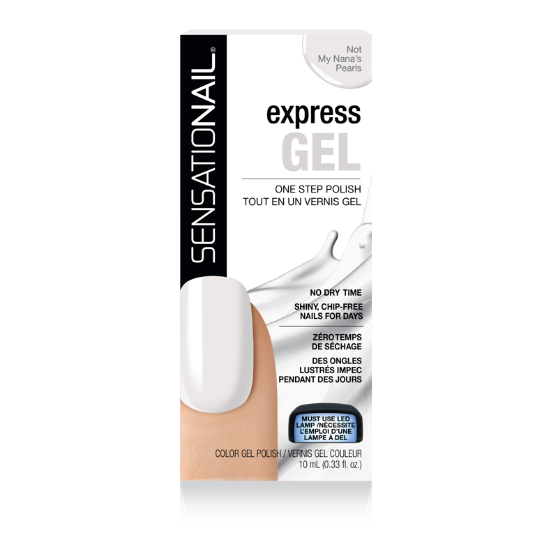 One-Step Gel Nail Polish - White Pearl - 0.33 fl oz Long-Lasting Manicure