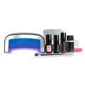 Gel Nail Polish Starter Kit with LED Lamp and Removal Tools - Pink Chiffon