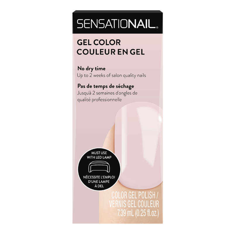 Gel Nail Polish - Ballet All Day Pink - 0.25 fl oz Long-Lasting Gloss Finish