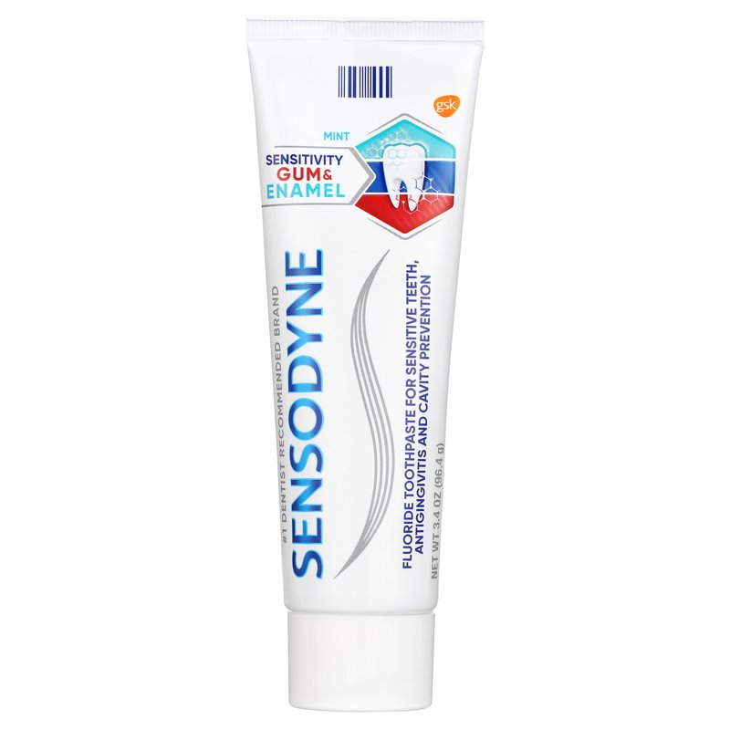 Sensitivity Gum and Enamel Toothpaste, Mint Fluoride Formula, 3.4 oz