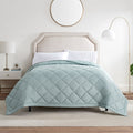 Serta Down Alternative Blanket - Seaglass Green Full/Queen Bedspread