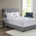 Cal King Heated Mattress Pad - Plush, Adjustable Warmth, White