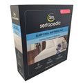 Serta Sleep Chill Cooling Mattress Pad - Full Size, Hypoallergenic, Stay-In-Place Fit