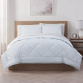 Cooling Bed Set with Reversible Comforter and Sheets - King Sky Blue