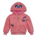 Infant Abby Cadabby Cozy Sherpa Zip-Up Hoodie - Pink, 12 Months