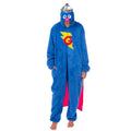 Sesame Street Adult Hooded Union Suit Pajama One Piece - White, S/M
