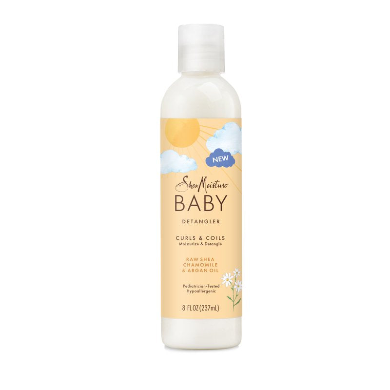 Baby Hair Detangler for Curly Hair with Shea Butter and Argan Oil, 8 Fl Oz