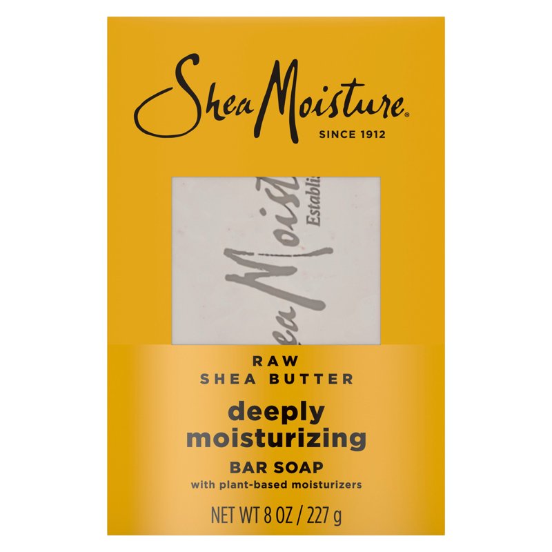 Raw Shea Butter Deeply Moisturizing Bar Soap for Dry Skin - 8 oz