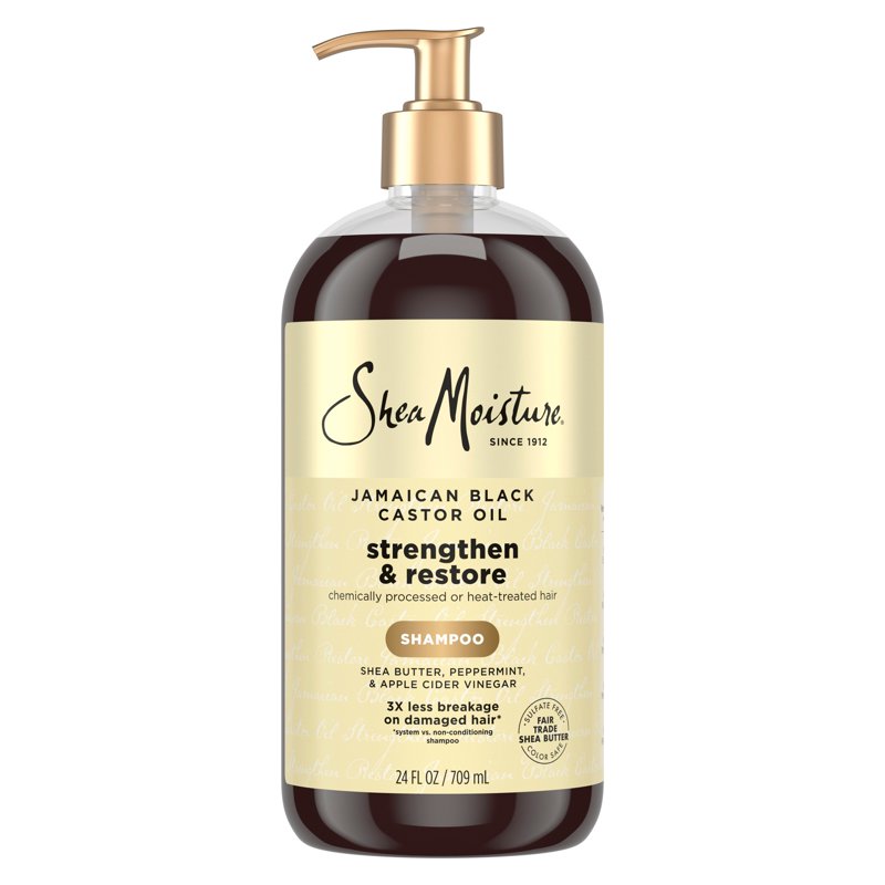 Strengthen & Restore Shampoo for Damaged Hair - Jamaican Black Castor Oil