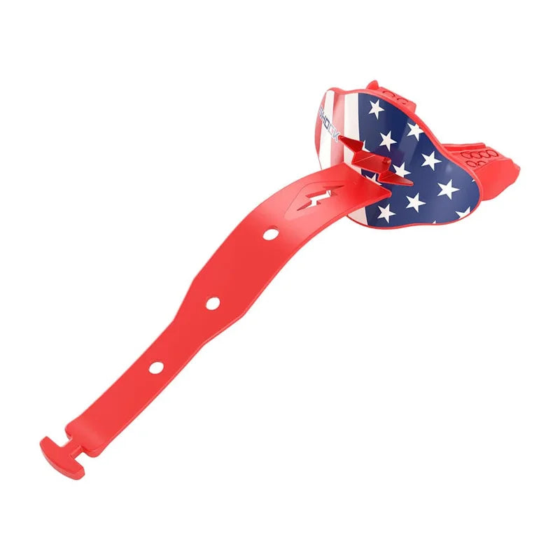 Football Lip Guard with Permanent Tether - Multiple Colors
