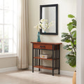 Design House Shorewood 20 x 30 Inch Wall Accent Mirror - Matte Black