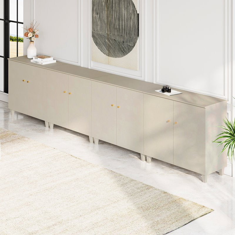 Sideboard Buffet Cabinet with 12 Compartments - 4 Pack