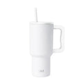 Insulated Stainless Steel Trek Tumbler with Straw Lid - Cute Ghosts