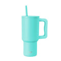 Insulated Stainless Steel Trek Tumbler with Straw Lid - Ocean Water