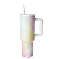 Insulated Stainless Steel Trek Tumbler - Cotton Candy Tie Dye