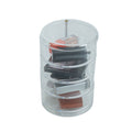 Clear 4-Tier Swivel Makeup and Jewelry Organizer for Vanity and Bathroom