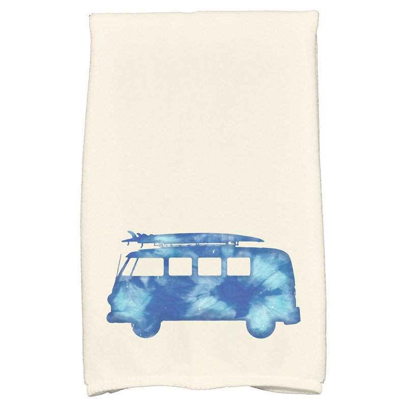 Blue BeachDrive Geometric Print Hand Towel - 18 x 30 Inches - Simply Daisy