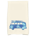 Blue BeachDrive Geometric Print Hand Towel - 18 x 30 Inches - Simply Daisy