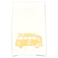 Yellow BeachDrive Geometric Hand Towel - 18x30 Inches, Vibrant Bathroom Decor