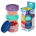 Mini Travel Snack Containers - Sistema To Go Round Mini Bites 3-Pack