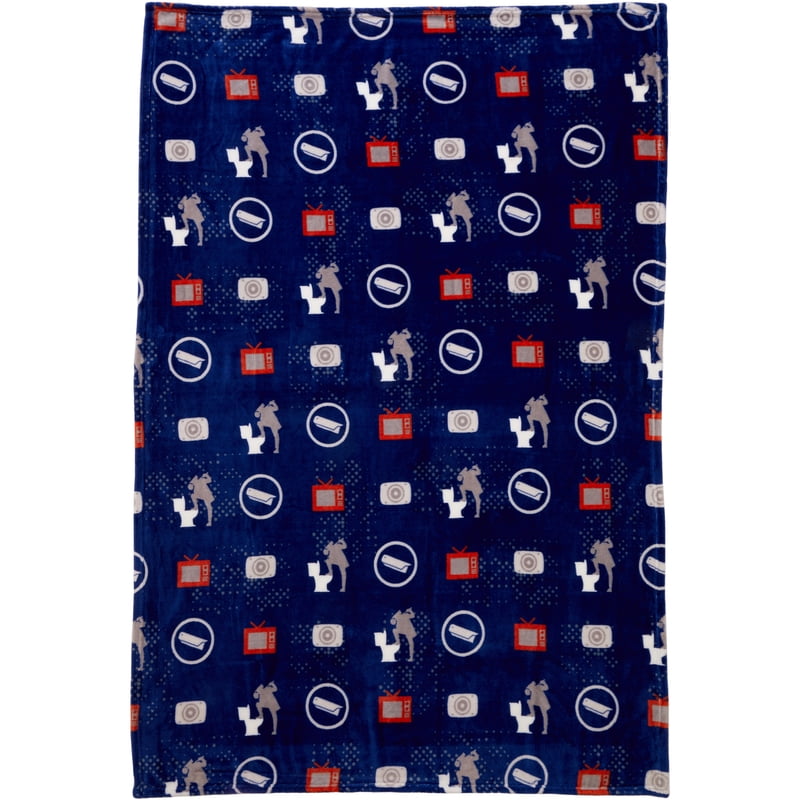 Kids Plush Throw Blanket 50x70 - Skibidi Toilet Inspired Quirky Bed Cover