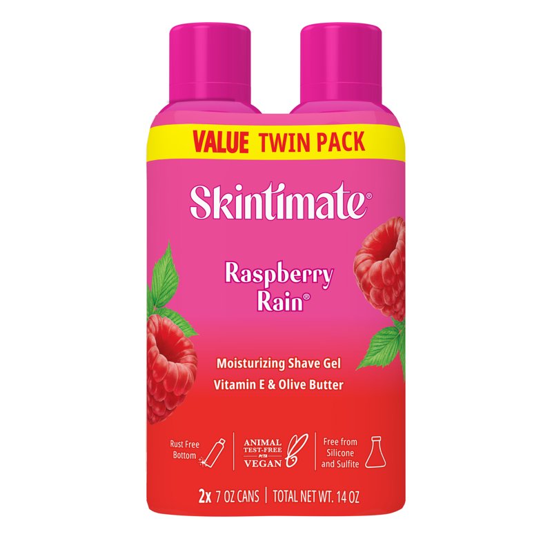 Raspberry Rain Moisturizing Shave Gel for Women - Rich Creamy Lather