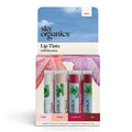 Tinted Lip Balm Set - Organic Moisturizing Beeswax Lip Care, 4 Pack