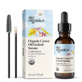 Organic Cold-Pressed Castor Oil for Eyelashes and Eyebrows, 1 fl oz