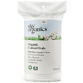 Organic Cotton Ovals - 100% Pure & Hypoallergenic Dual-Textured Pads, 60 Ct