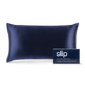 Navy Silk Pillowcase King - Slip Pure Silk 360 Thread Count & Variation Blue