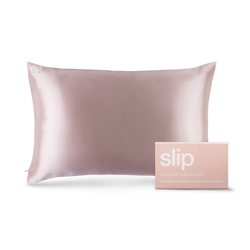 Slip Pure Silk Pillowcase Queen Light Pink - Anti-Aging Bed Bedding