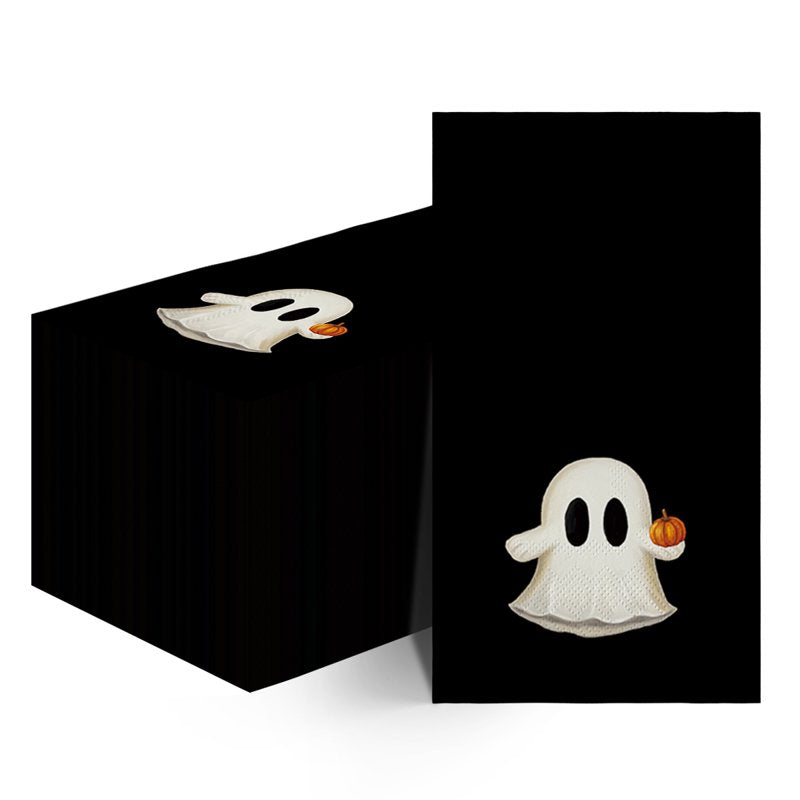 Halloween Paper Napkins 100PCS - TypeH Vibrant Disposable Party Tableware