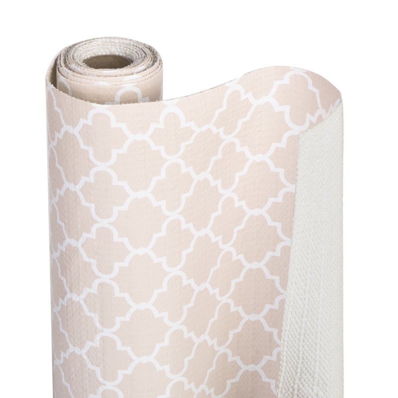 Shelf Liner - Non-Adhesive Bonded Grip - 12 Inch x 10 Feet - Chantilly Blush Pink