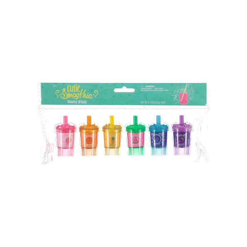 Smoothie Flavored Lip Balm 6-Pack - Assorted Fruit Scents