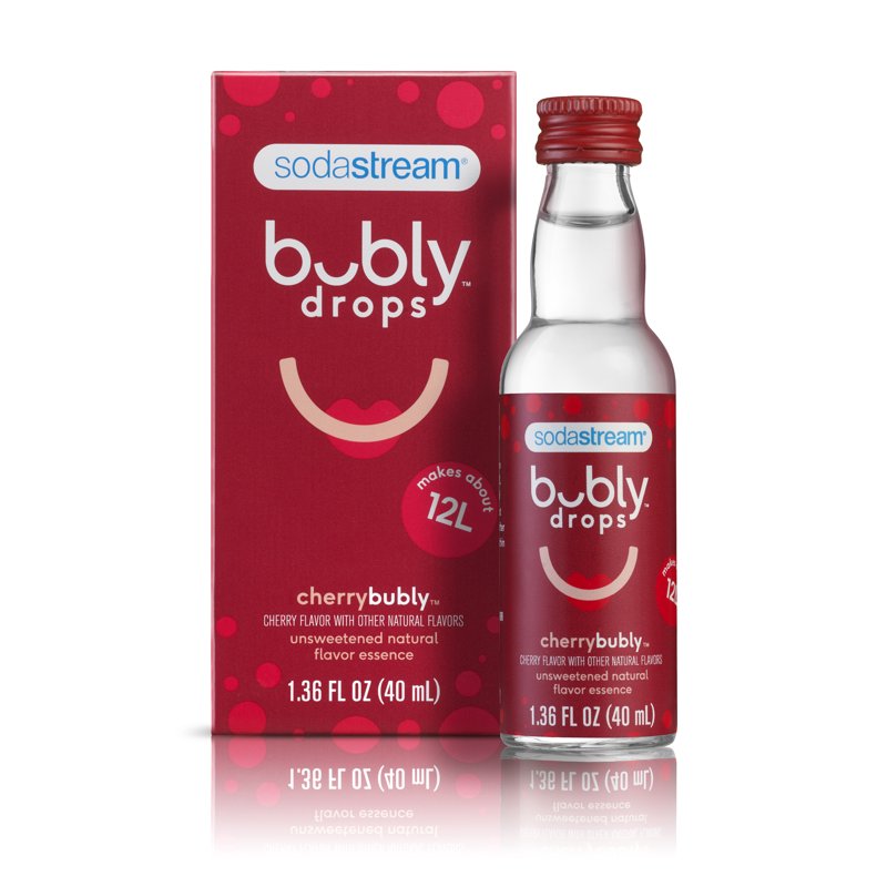 bubly Drops Cherry Flavor - Unsweetened Sparkling Water Essence