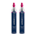 SodaStream CO2 Carbonator Exchange Set - 2 Cylinders, Pink